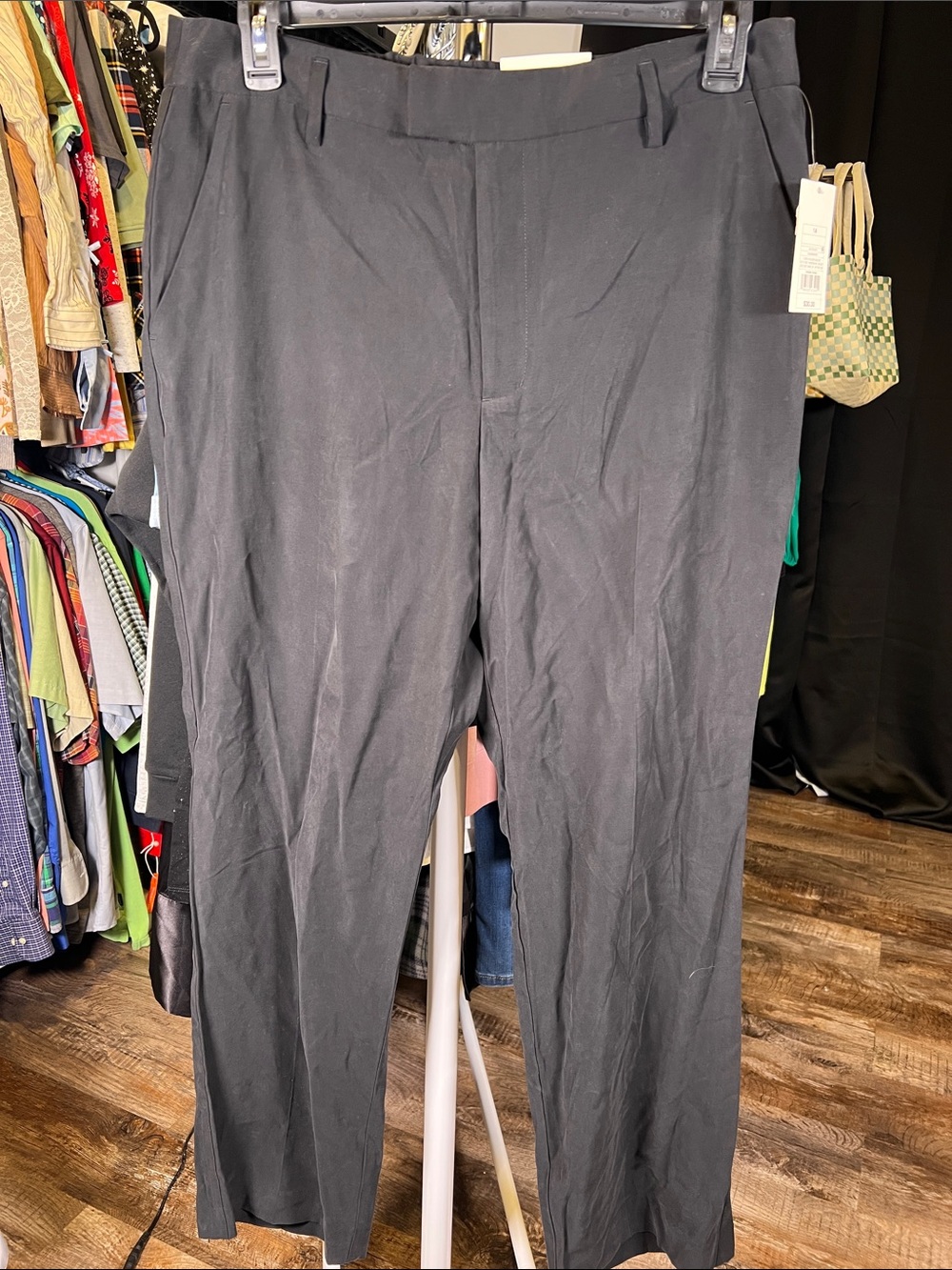 a new day Black Straight-Leg Women's Trousers